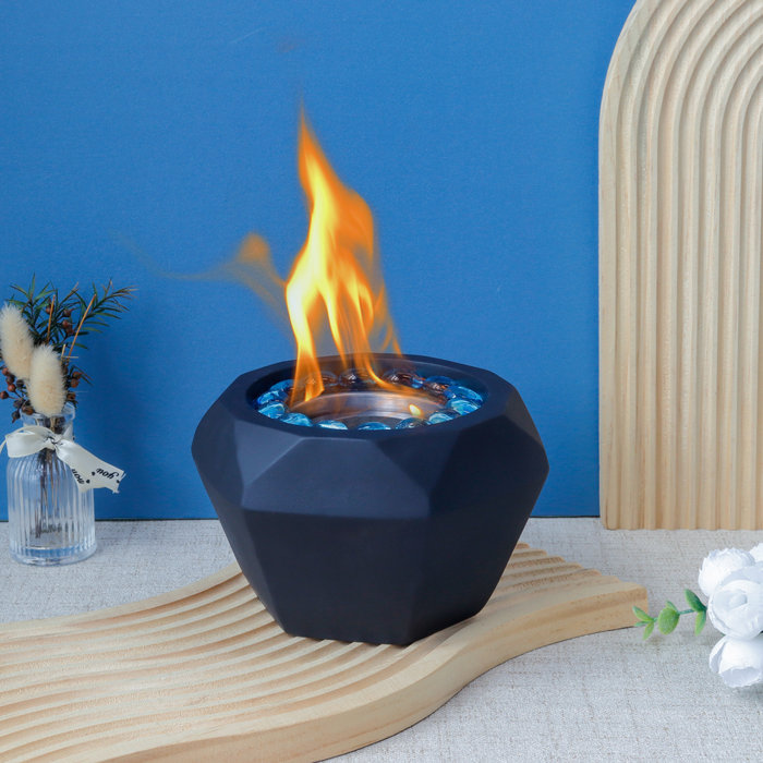 JHY DESIGN Concrete BioEthanol Outdoor Tabletop Fireplace Wayfair